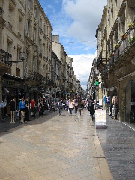 visite de la ville de Bordeaux plus grande rue