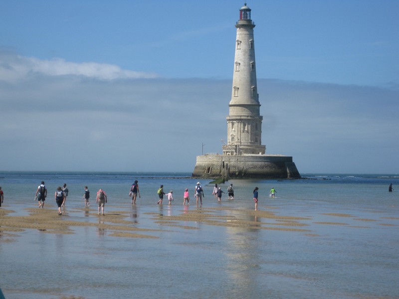 Cordouan lighthouse near the campsite